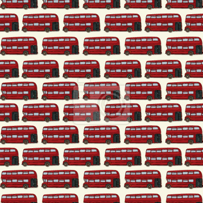 Papier peint à motif  À impériale autobus