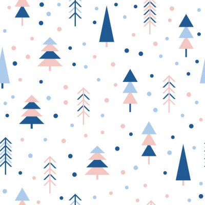 Papier peint à motif  Abstrait arrière-plan de forêt sans soudure. Couverture dessinée à la main simple pour carte de conception, fond d'écran, album, album, papier d'emballage de vacances, tissu textile, sac imprimé, t-sh