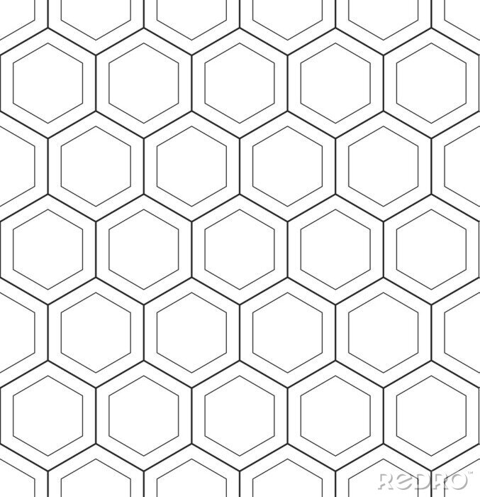 Papier peint à motif  Abstrait géométrique modèle hoenycomb sans soudure vecteur hexagonal triangulaire fond grille texture