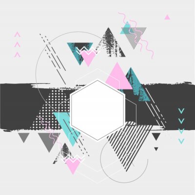 Abstrait géométrique moderne