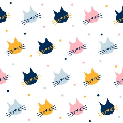 Papier peint à motif  Abstrait sans soudure. Couverture graphique enfantine pour la carte d'anniversaire d'enfant de conception, le papier peint de fête, le papier d'emballage de vacances, la publicité de vente de magasin,