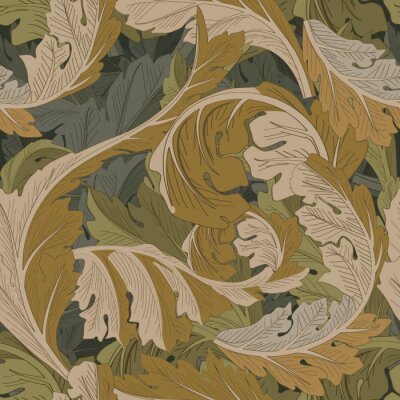 Papier peint à motif  Achantus pattern
