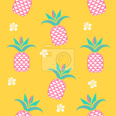 Papier peint à motif  Ananas Au Matin
