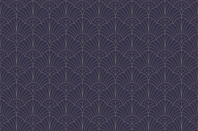 Papier peint à motif  Art nouveau classique