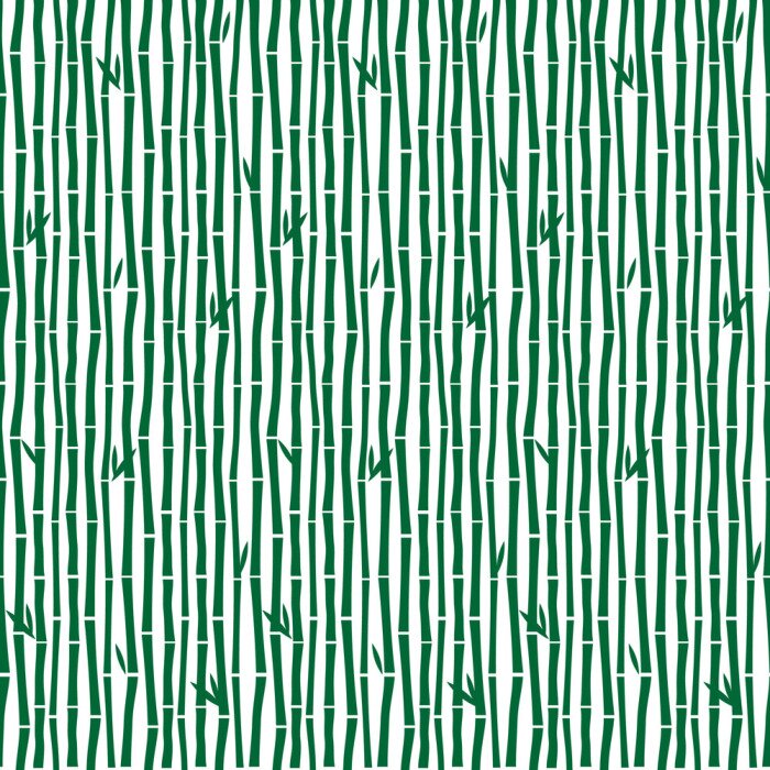 Papier peint à motif  Bambous monochromes