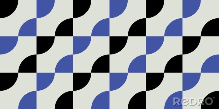 Papier peint à motif  Bauhaus background. Seamless pattern.