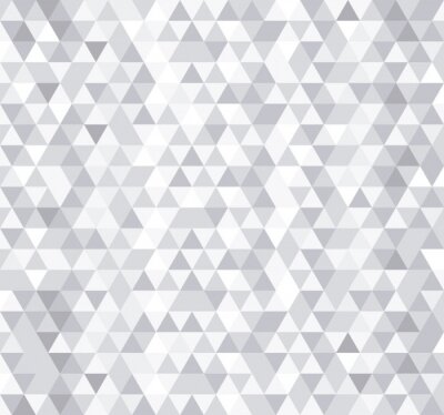Papier peint à motif  Blanc triangle tuiles seamless, vecteur de fond.