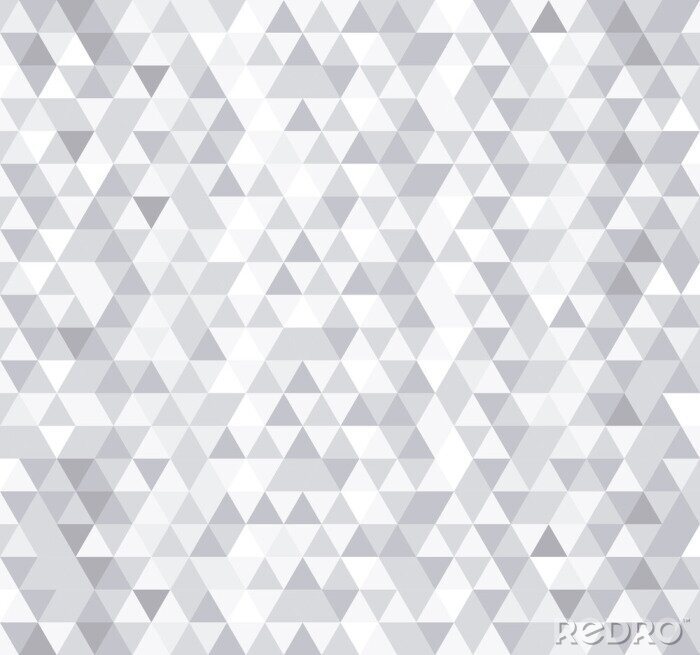 Papier peint à motif  Blanc triangle tuiles seamless, vecteur de fond.