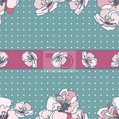 Papier peint à motif  Blossom BORDURE