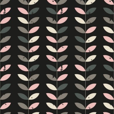 Papier peint à motif  Brindilles parallèles