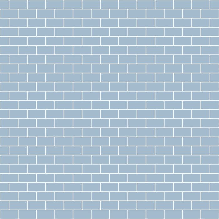 Papier peint à motif  Brique bleu clair