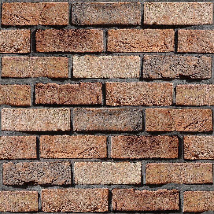 Papier peint à motif  Brique décorative expressive