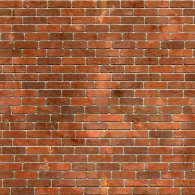 Papier peint à motif  Brique rouge classique