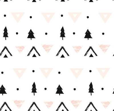 Papier peint à motif  Camping de montagne