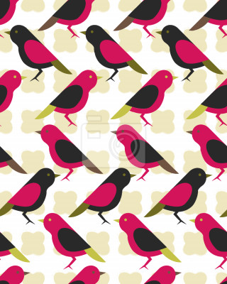 Papier peint à motif  canarios