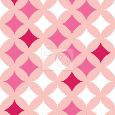 Papier peint à motif  Carreaux rétro