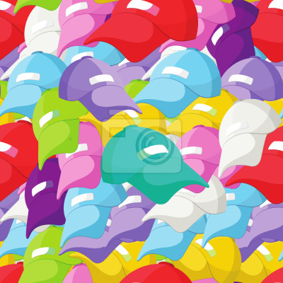 Papier peint à motif  Casquettes de baseball