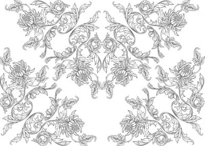 Papier peint à motif  ch pat 5