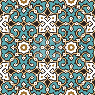 Papier peint à motif  Classique Arabesque