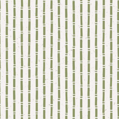 Papier peint à motif  Coffre en bambou vert tendre