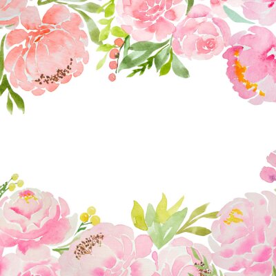 Composition délicate de fleurs roses