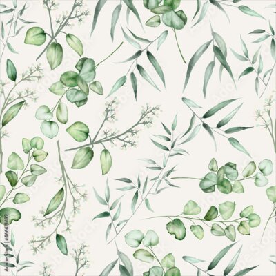 Papier peint à motif  Composition des feuilles australiennes