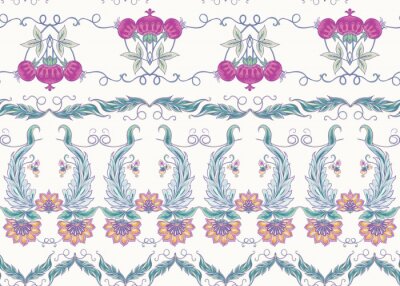 Papier peint à motif  Conception de cuisine classique