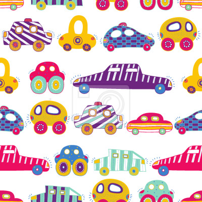 Papier peint à motif  Convoi de voiture