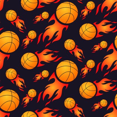 Papier peint à motif  copie de basket-ball-icône