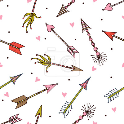 Papier peint à motif  Cupidiques flèches