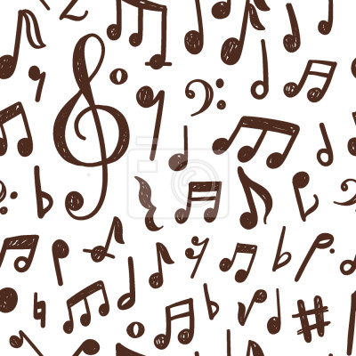 Papier peint à motif  Danse de Musique Notes