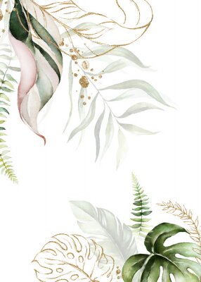 Décoration floristique avec éléments dorés