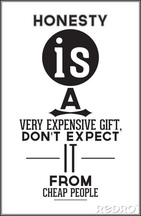 Papier peint à motif  Décoration murale sur la sincérité