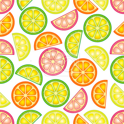 Papier peint à motif  délicieux Citrus
