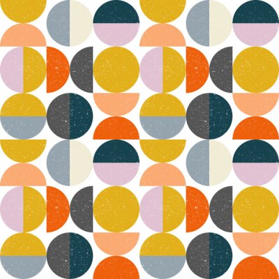 Papier peint à motif  Design scandinave coloré avec roulettes