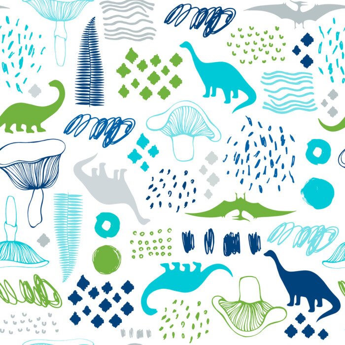 Papier peint à motif  Dessins préhistoriques