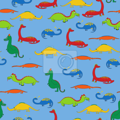 Papier peint à motif  Dragons Et Lézards