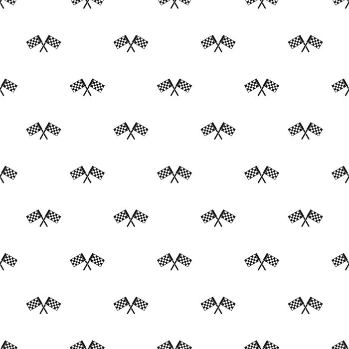 Papier peint à motif  Drapeaux noir et blanc