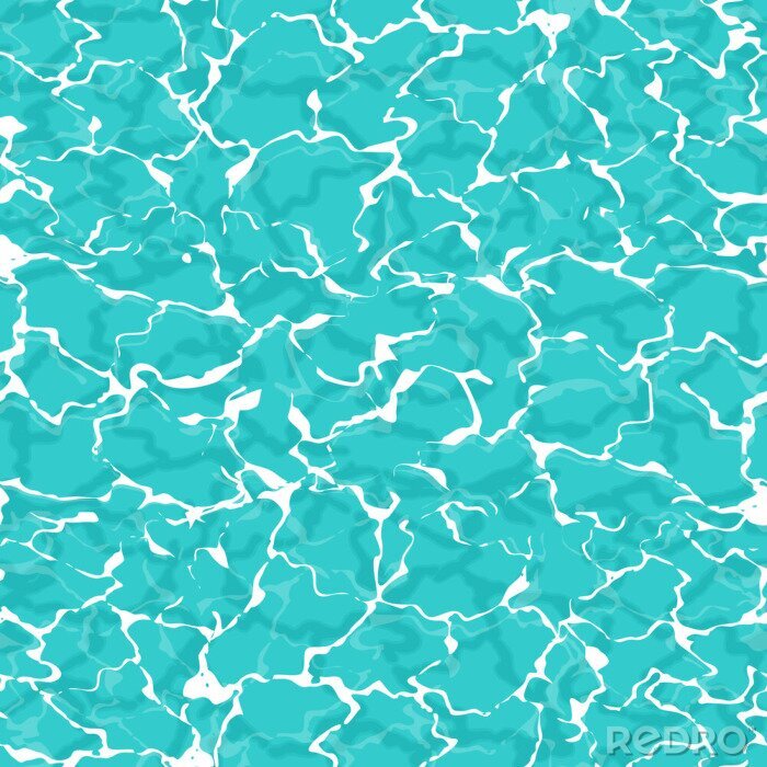 Papier peint à motif  Eau de mer mousseuse turquoise