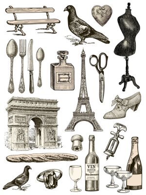 Eléments noir et blanc Paris