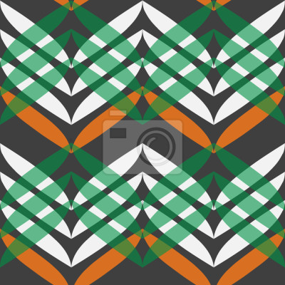 Papier peint à motif  En cours de zigzag