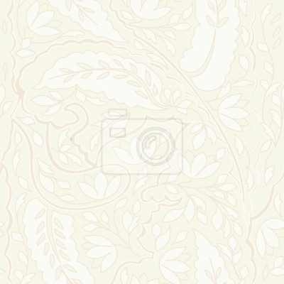 Papier peint à motif  Et Paisley Feuilles Fleurs