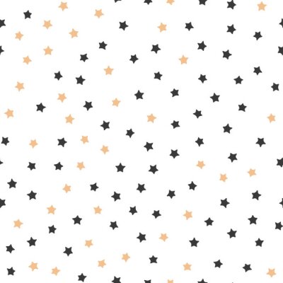 Étoiles bicolores sur un fond blanc