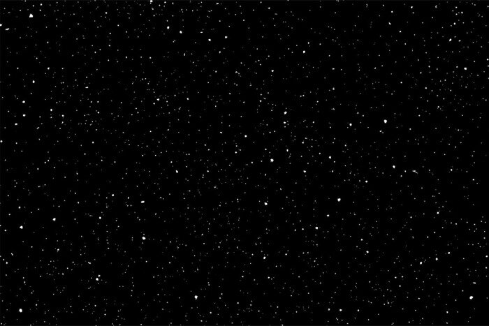 Papier peint à motif  Étoiles brillantes dans le ciel noir