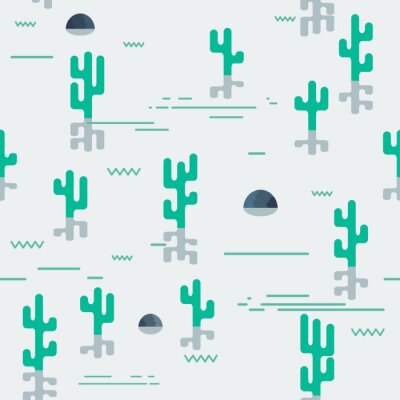 Papier peint à motif  flat desert seamless 