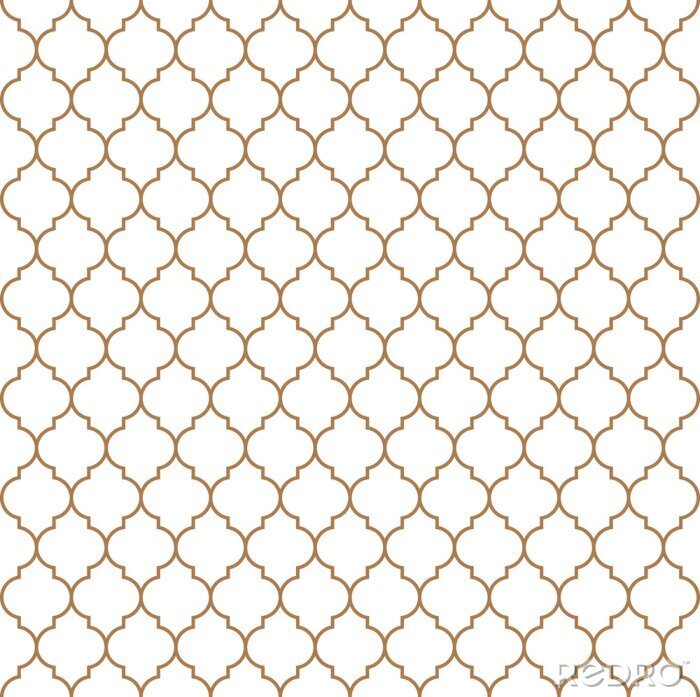 Papier peint à motif  Flat outline marocain seamless pattern vector