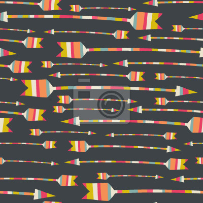 Papier peint à motif  Flèches