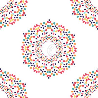 Papier peint à motif  Fleurs d'oeufs de Pâques