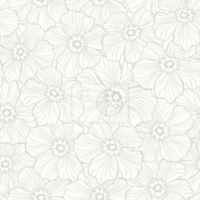 Papier peint à motif  Fleurs froissées