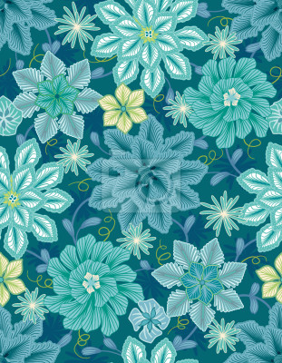 Papier peint à motif  Fleurs Say Goodbye